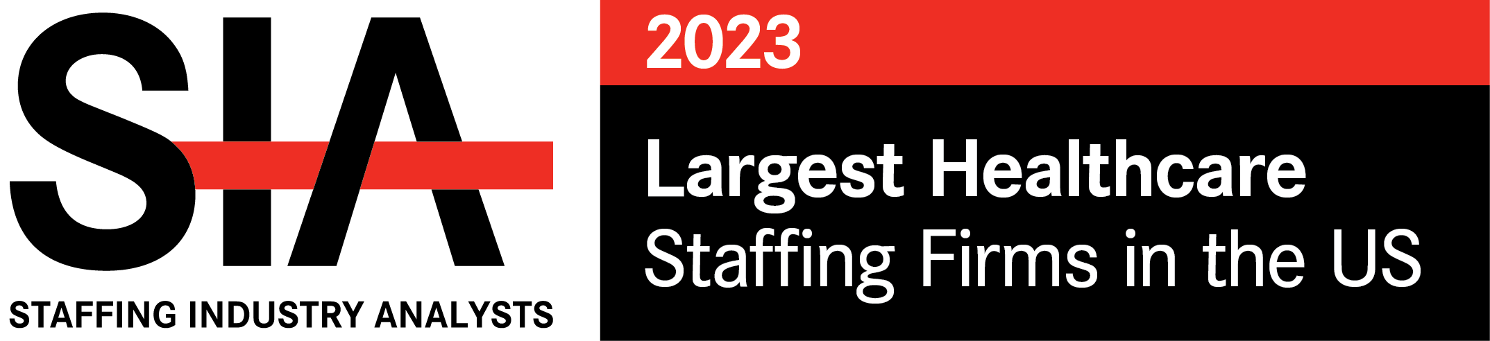 SIA Largest Healthcare Staffing 2023